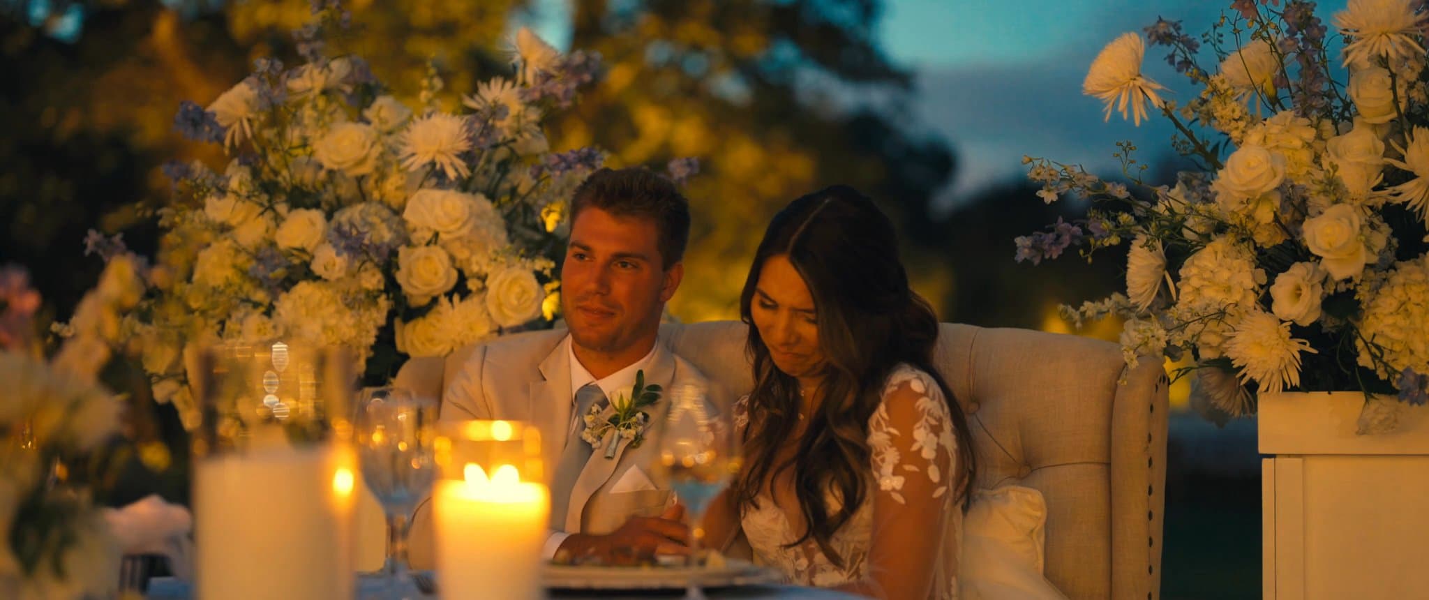 Still from Tyler's Wedding Film